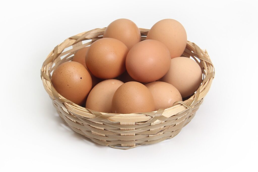 eggs boosts keratein production naturally